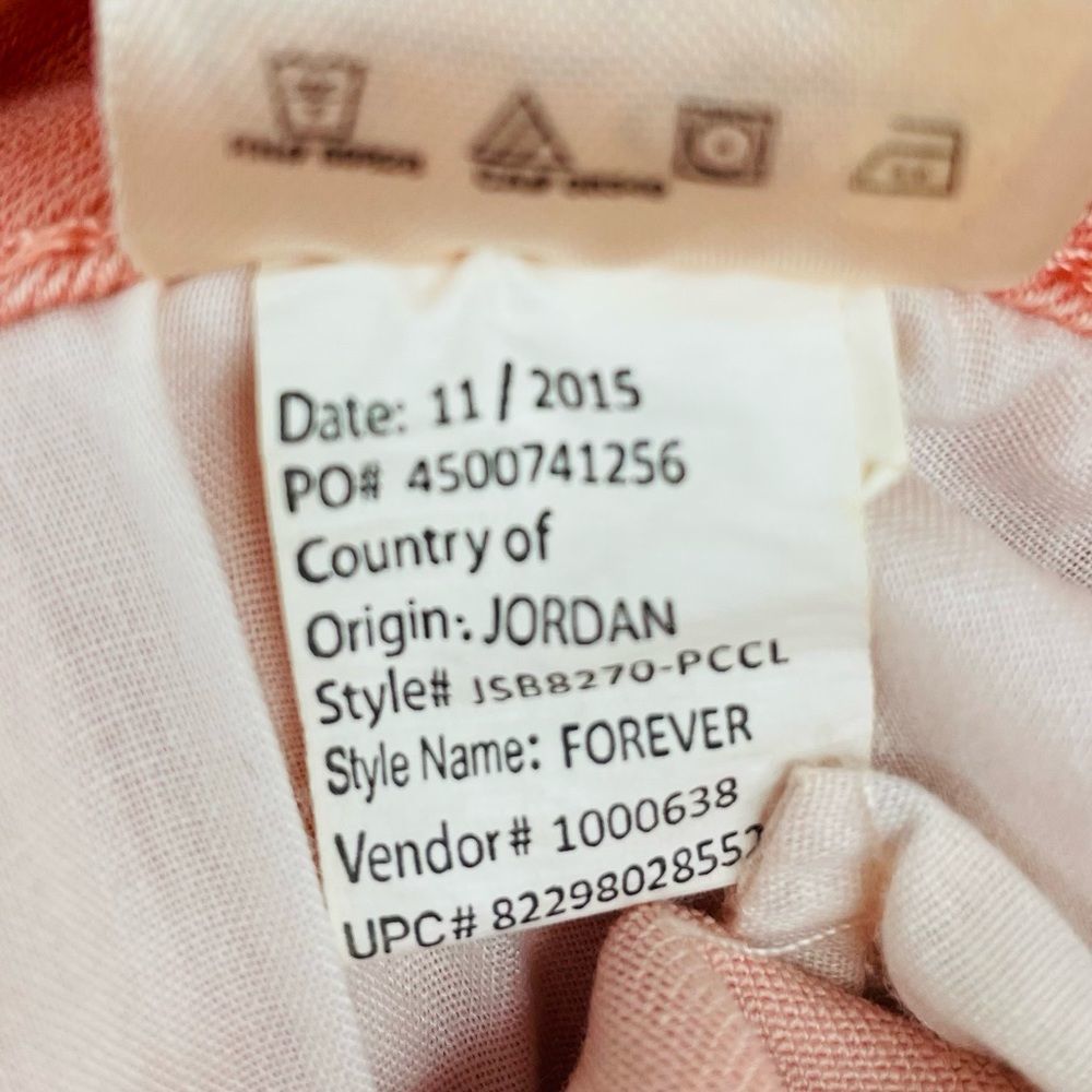 Jessica Simpson Forever Skinny Crop Jeans Peach Size 31 - Picture 8 of 9